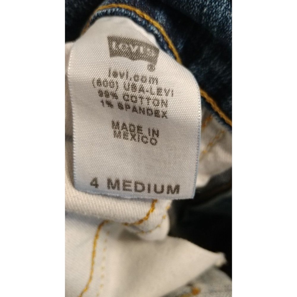 Original Levi's Strauss & Co. Boot Cut 515 Womens Size 4 Medium Blue Jeans Nice! - Picture 5 of 5